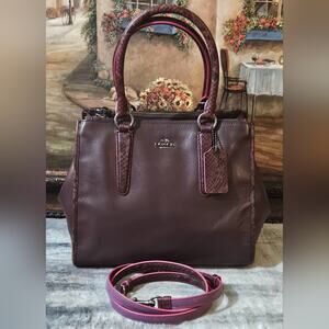 Coach Crosby Carryall  w/Exotic Trim and COA